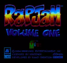 Image n° 3 - screenshots  : Rap Jam - Volume One